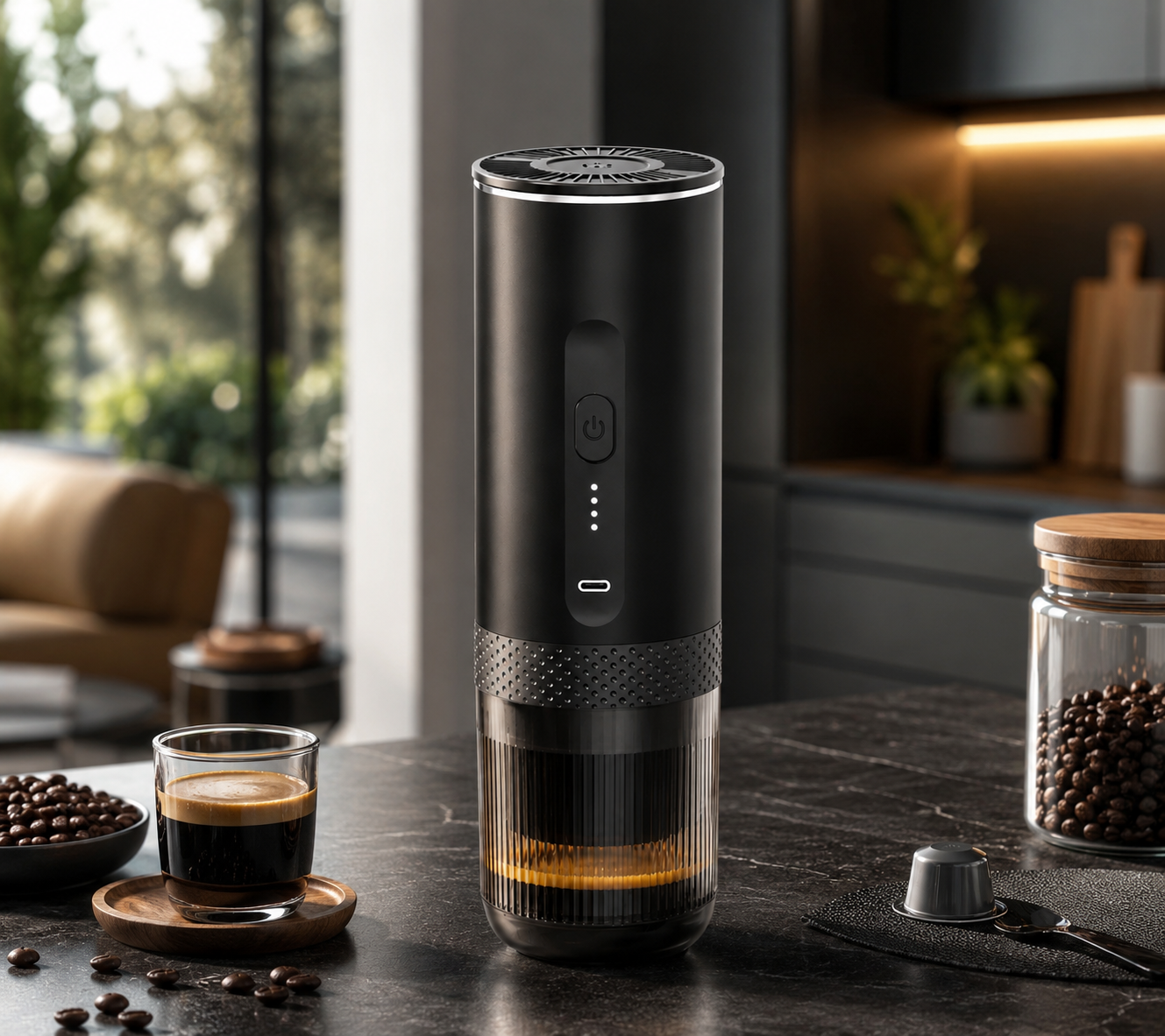 Wireless Electric Coffee Machine